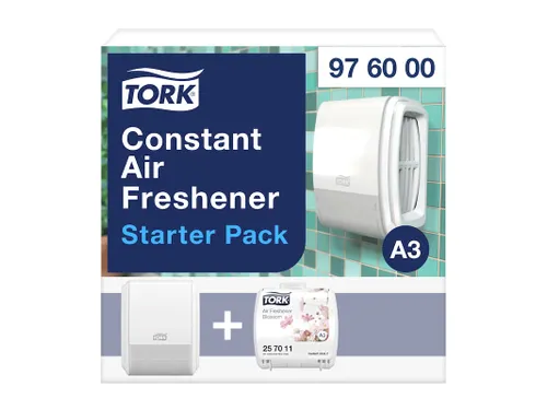 Tork 976000 Constante Luchtverfrisser Start Pakket Elevation Wit