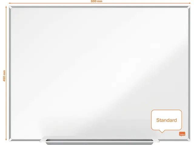Impression Pro whiteboard, gelakt staal, 60 x 45