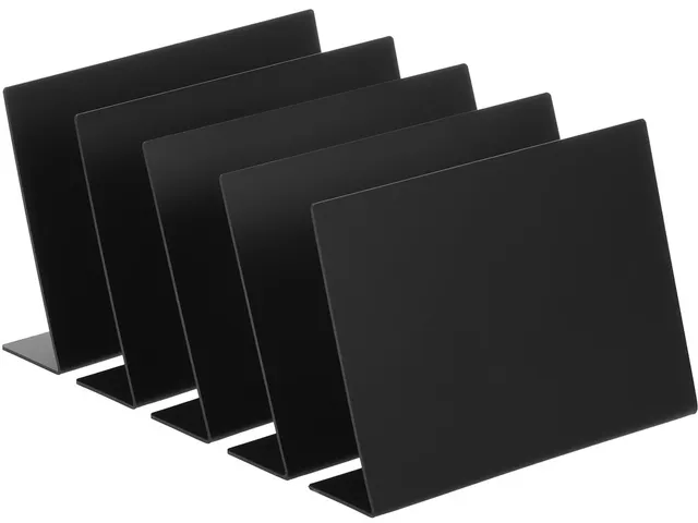 Krijtbord L-Standaard A4 Horizontaal Set Van 5