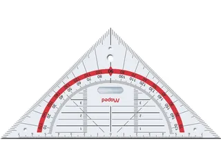 Geodriehoek Maped 277747 16cm 45 Graden Transparant - 3