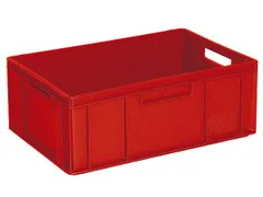 Euronorm Stapelkrat Pe 220x600x400mm 43liter Rood