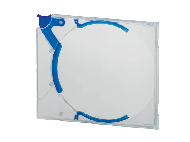 Cd opbergbox Quickflip standaard blauw 5stuks