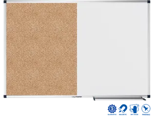 Legamaster UNITE combibord 60x90cm aluminium frame - 4