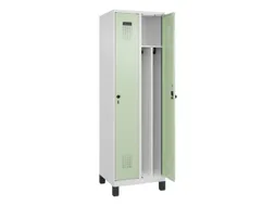locker voor scheiding van kleding,HxBxD 1950x600x500mm,2vak