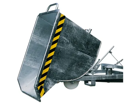 kiepbak,HxLxB 1060x1620x1180mm,0,75m³,draagverm. 1250kg,wielen