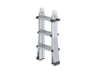 multifunctionele telescoopladder,4x3,sporten,balk L 1,95-3,1m - 1