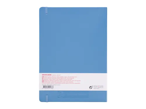 Schetsboek Talens Art Creation 80 witte vellen 140gr 210x300mm blauw