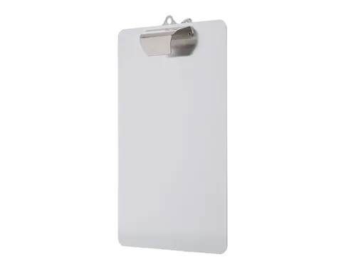 Klembord Seco acryl A4+ wit met ophanghaak tot 250 vel 80gr papier