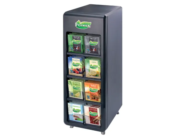 Theedispenser Pickwick met 8 vakken