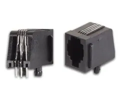 Modulaire Connectors RJ10 4P4C Voor Pcb, Haaks