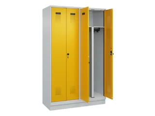 PBM-locker,HxBxD 1950x1200x500mm,4vak,vak B 300mm,draaigrendel - 1