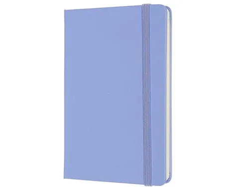 Notitieboek Moleskine pocket 90x140mm lijn hard cover hydrangea blue