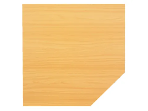 koppelelement voor bureau,BxD 1200x1200mm,blad beuken,hoekig
