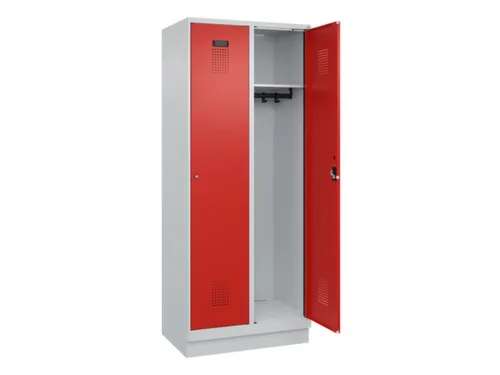 locker,HxBxD 1950x800x500mm,2vak,vak B 400mm,cil.-slot,sokkel