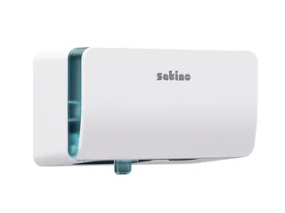Toiletpapierdispesnser Satino MT1 Hyginity duo wit 333426 - 2