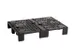 Kunststof Displaypallet Hxlxb 115X600X800Mm Draagverm. 2000Kg 9Poten