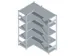 Rayonnage D'angle Hxlxp 2000X1060/1515X535Mm Charge Maxi/élément 900