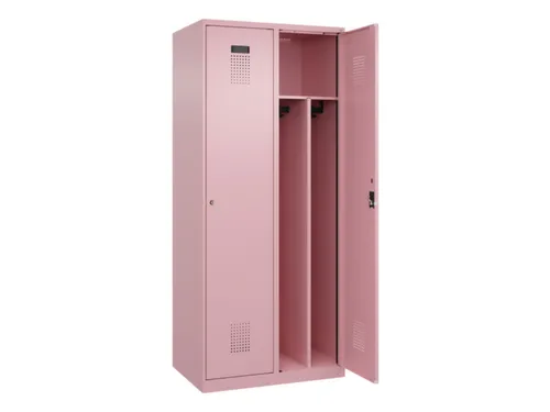 locker voor scheiding van kleding,HxBxD 1850x800x500mm,2vak