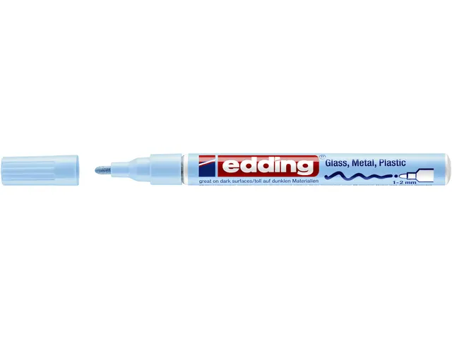 Marqueur peinture Edding 751 ogive 1-2mm bleu pastel