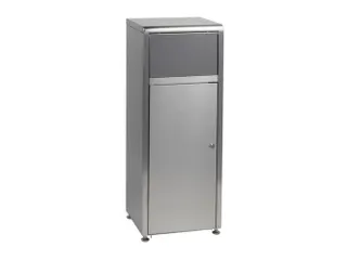 afvalbak opstelbaar 50 Liter 1opening(en) romp RVS - 1