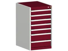 ladekast HxBxD 900x525x650mm 7laden romp RAL7035 front RAL3004