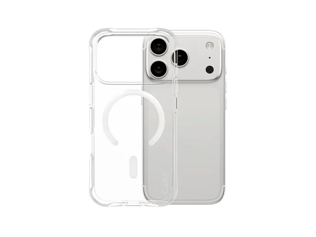 PanzerGlass CARE by Samba Case Transparent w. White MagSafe iPho
