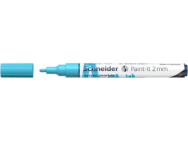 Marqueur acryl Schneider Paint-It 310 2mm pastel Bleu