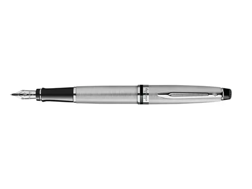 Vulpen Waterman Expert Stainless Steel CT Medium Blauwe inkt