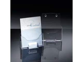 Folderhouder Sigel Tafelmodel A4 Transparant Met Visitekaart - 1