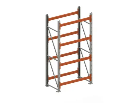 Rayonnage grande largeur départ HxlxP 2700x1470x800mm 4niveaux sans p