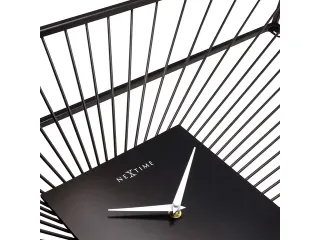 Wandklok Nextime 70x45x15 cm zwart metaal Vasco - 8