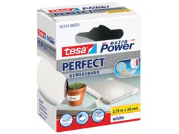 Plakband Tesa textiel 38mmx2.75m wit