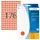 HERMA 2212 Multipurpose etiketten Rond 8mm Rood 5632 stuks
