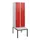 Dubbeldekse dekenkist,HxBxD 1950x600x815mm,2x2vak.,vak B 300mm