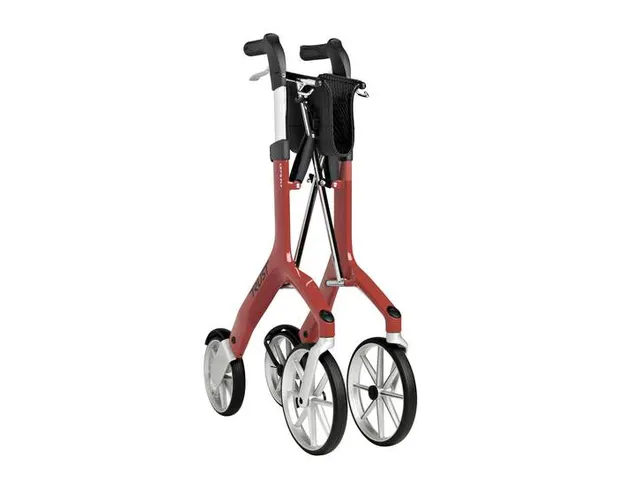 TrustCare Lichtgewicht rollator Let's Fly Rood Aluminium