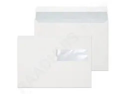 Envelop Raadhuis 162x229 C5 VR dienst plakstrip wit 80gr 25 stuks