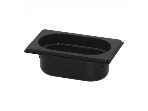 Caterchef Gastronorm bak 1/9 GN 65mm polycarbonaat zwart