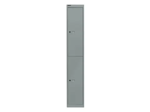 Dubbeldekse garderobekast,HxBxD 1802x305x305mm,1x2vak.,cil.-slot