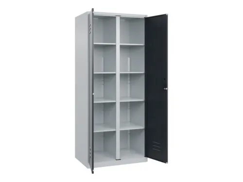 wasgoedverdeelkast,HxBxD 1850x800x500mm,vak B 400mm,draaigrendel