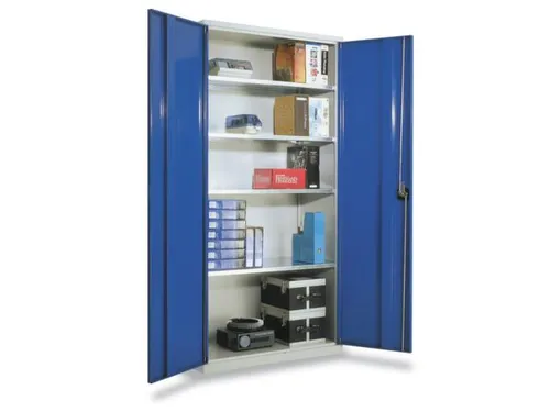 Systeemkast 1950x1000x410mm Staalplaat Kleur Deuren Ral5010