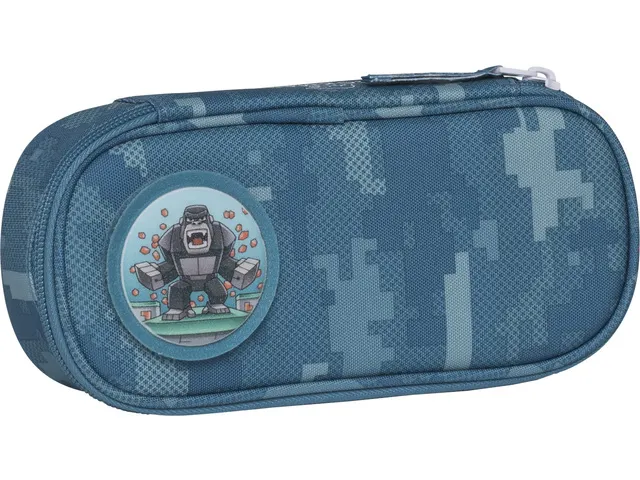 Etui Beckmann ovaal Leeg Jungle Game green