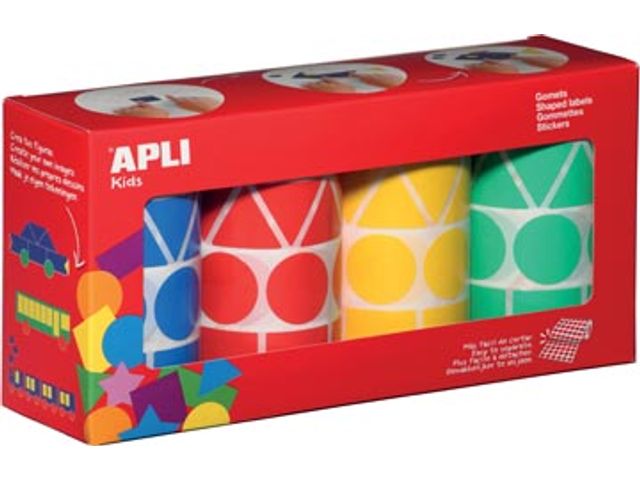 APLI Kids Stickers A4 Transport XL