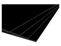Foamboard Q-connect 50x70cm 2-zijdig 5mm Zwart