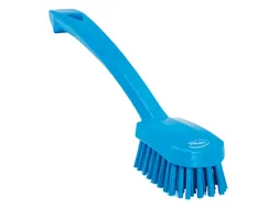 Afwasborstel Vikan universeel 260mm blauw Medium vezel