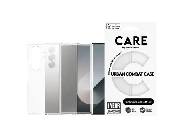 PanzerGlass CARE by Urban Combat Case Transparent Samsung Galaxy