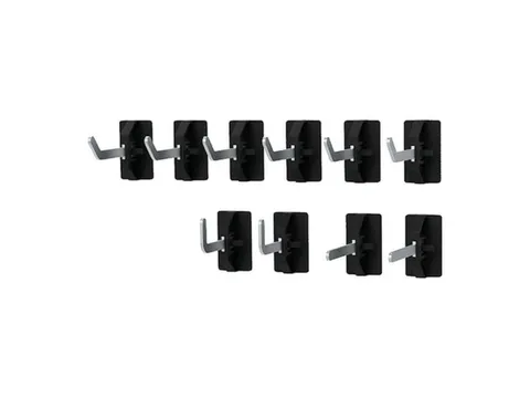 Houderassortiment,V. Perfoplaat,10-Dlg.,Incl. Houder