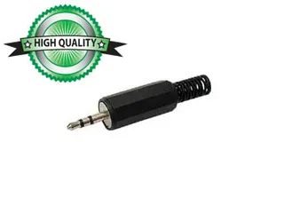 Mannelijke 2.5mm Stereo Jack - Plastic Zwart - 1
