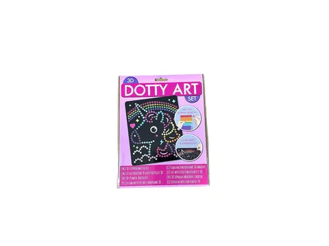Knutselset 3D Dotty art assorti
