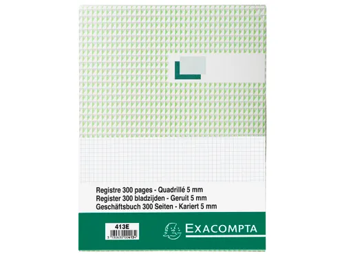 Register. 29,7x21 Q5x5 300 bl