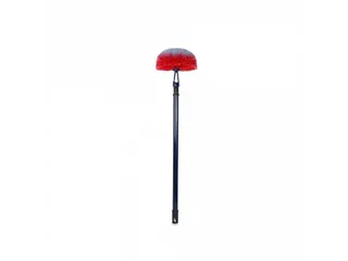 Ragebol rond met telescoopsteel 97-163cm - 1